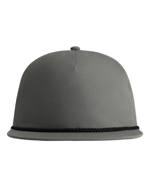 The Original Rope Five-Panel Cap - Frost Grey/ Black Front