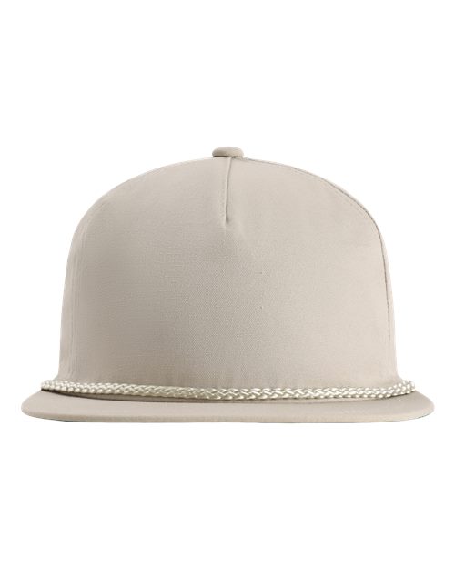 The Original Rope Five-Panel Cap - Putty/ Natural Front