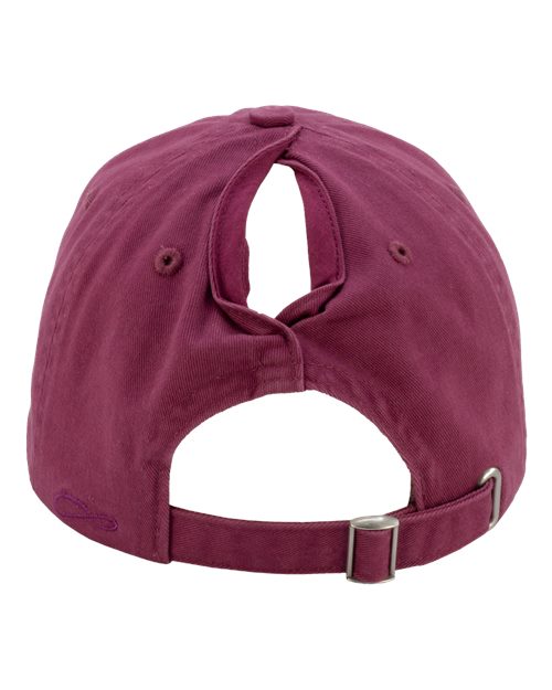 Infinity Her Women's Peach Twill Cap - Back