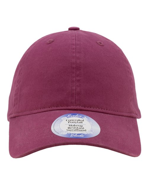 Infinity Her Women's Peach Twill Cap - Berry Front