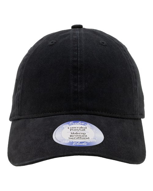 Infinity Her Women's Peach Twill Cap - Black Front