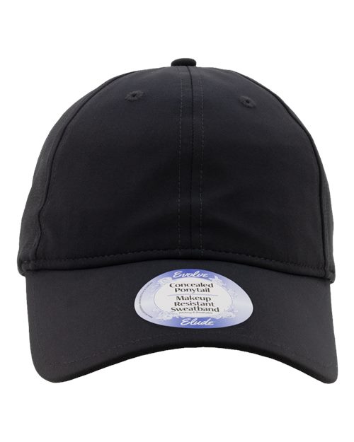 Infinity Her Women's Perforated Performance Cap - Black/ Florals Front