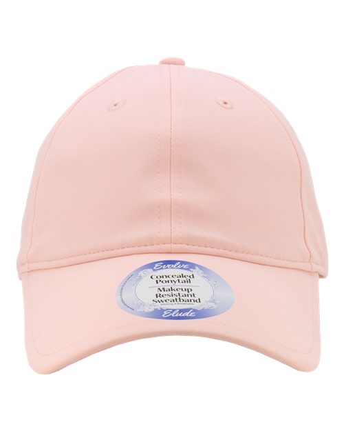Infinity Her Women's Perforated Performance Cap - Cherry Blossoms/ Gemstones Front