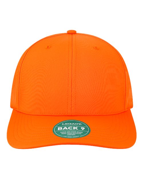 LEGACY Back Nine Cap - Blaze Orange Front