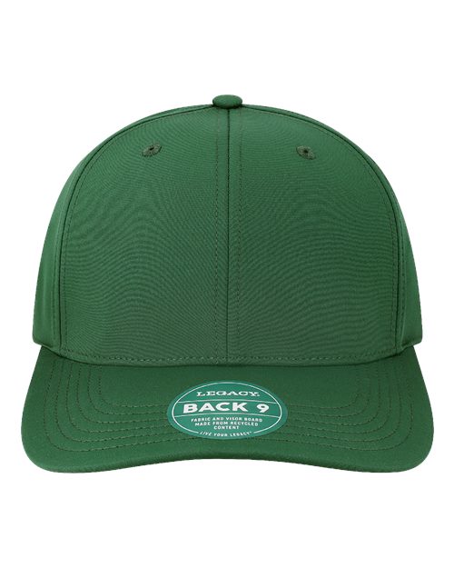 LEGACY Back Nine Cap - Dark Green Front