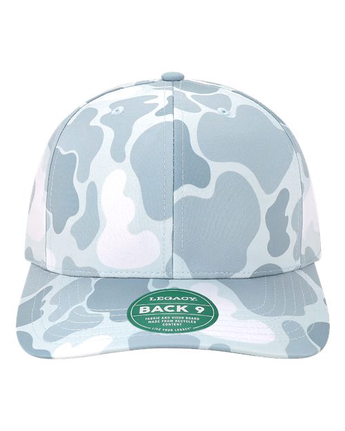 LEGACY Back Nine Cap - Blue Duck Camo Front