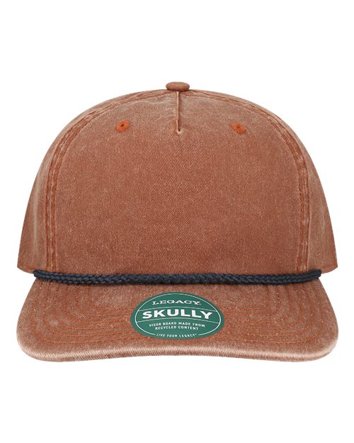 LEGACY Skully Rope Cap - Rust-Black Front