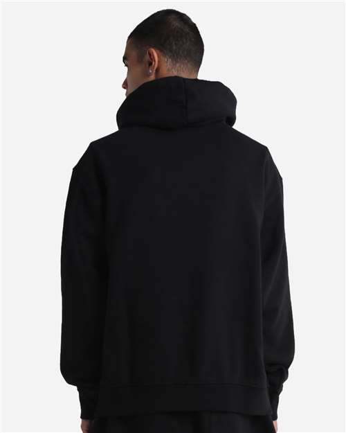 Unisex Max Heavy Fleece Garment-Dyed Hooded Sweatshirt - Black Back