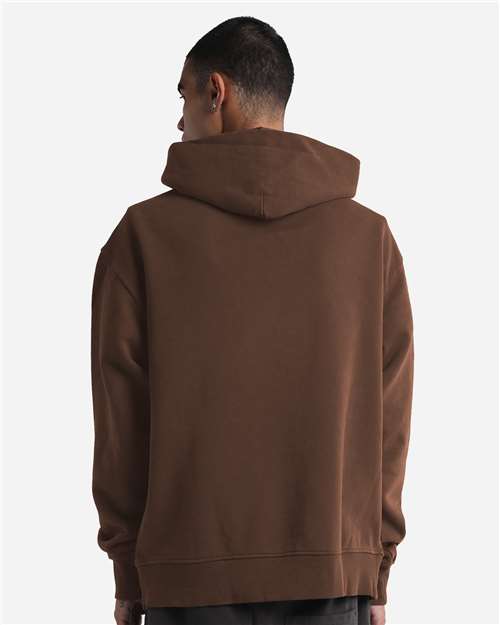 Unisex Max Heavy Fleece Garment-Dyed Hooded Sweatshirt - Mocha Back