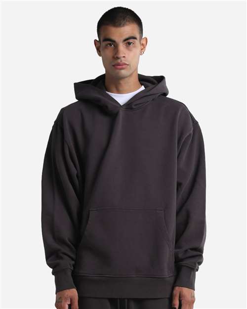 Unisex Max Heavy Fleece Garment-Dyed Hooded Sweatshirt - Shadow Front