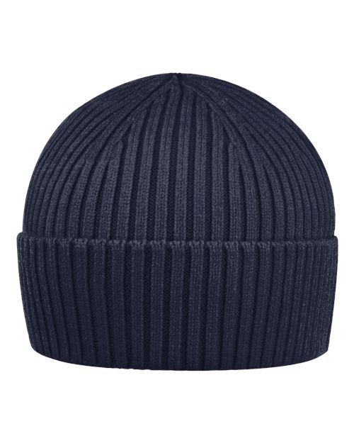 Sportsman Watch Ribbed Beanie - Navy Front