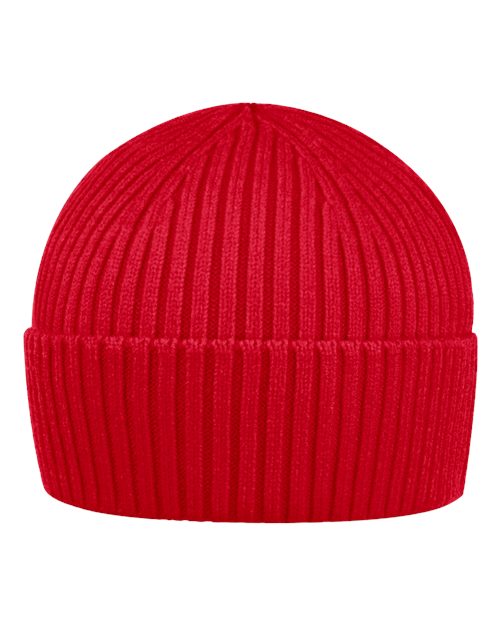 Sportsman Watch Ribbed Beanie - Red Front