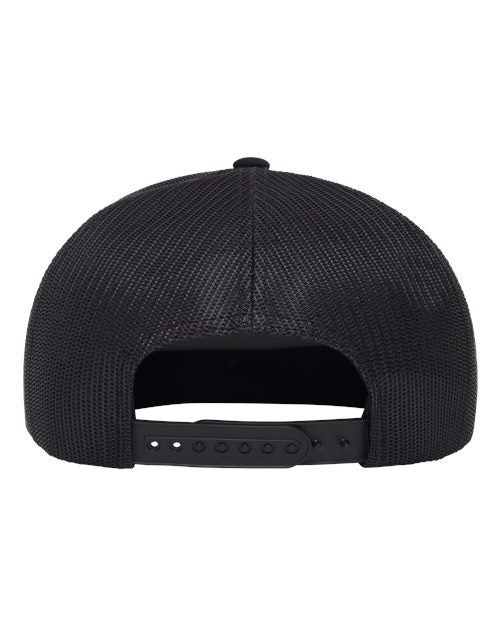 YP Classics Classic Five-Panel Trucker Rope Cap - Back