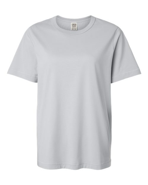 Comfort Colors Women's Pima Cotton T-Shirt - Silver Front