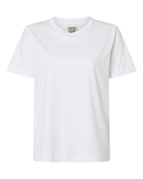 Comfort Colors Women's Pima Cotton T-Shirt - White Front