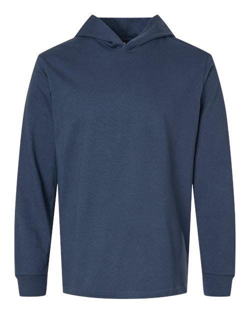 Gildan Unisex Hammer™ Maxweight Hooded T-Shirt - Blue Dusk Front