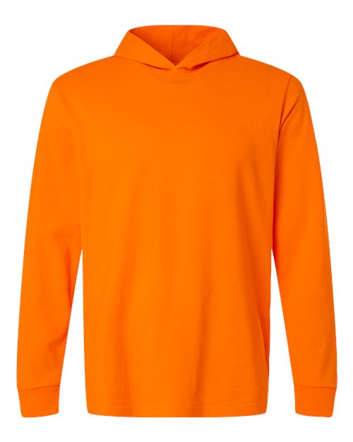 Gildan Unisex Hammer™ Maxweight Hooded T-Shirt - Safety Orange Front