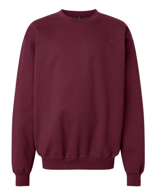 Gildan Youth Softstyle® Midweight Crewneck Sweatshirt - Maroon Front