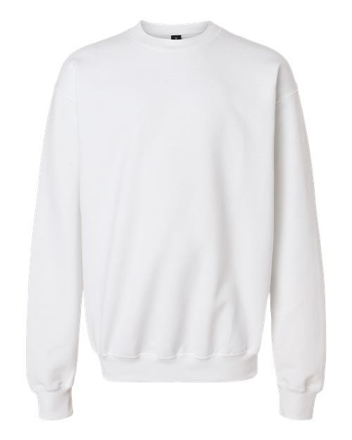 Gildan Youth Softstyle® Midweight Crewneck Sweatshirt - White Front