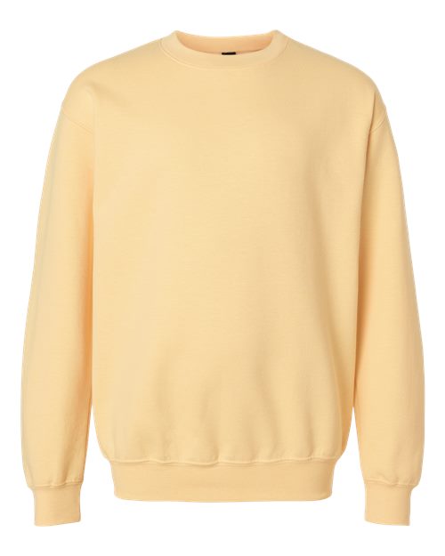 Gildan Youth Softstyle® Midweight Crewneck Sweatshirt - Yellow Haze Front
