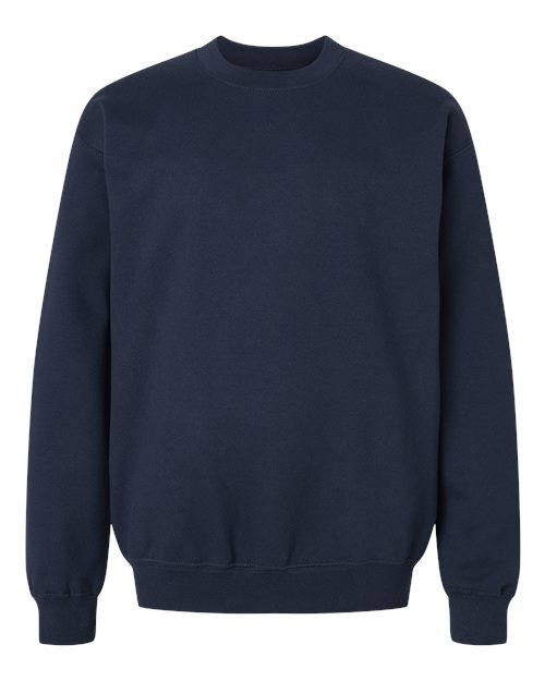 Gildan Youth Softstyle® Midweight Crewneck Sweatshirt - Navy Front