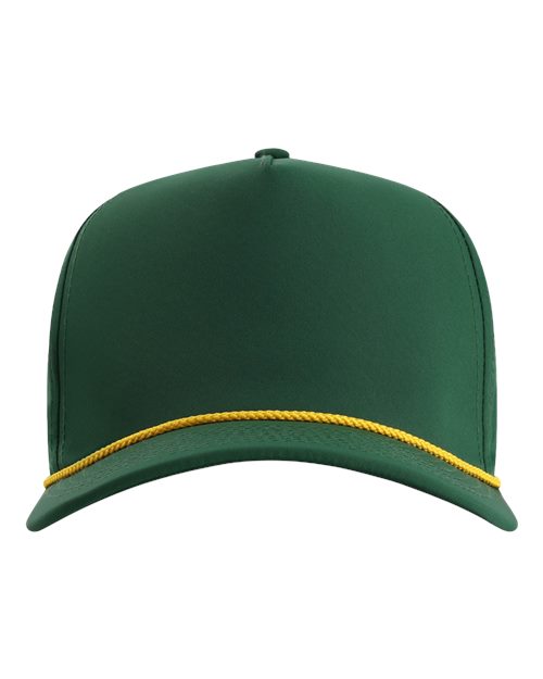 The Wrightson Cap - Forest Green/ Gold Front