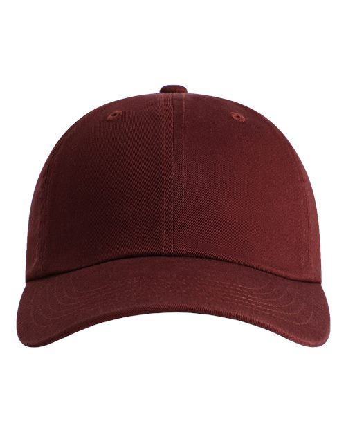 The Original Buckle Dad Hat - Black Cherry Front