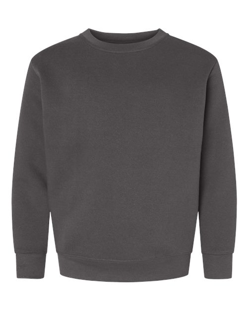 Youth Crewneck Sweatshirt - Charcoal Front