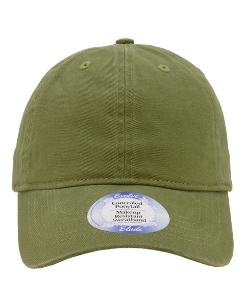 Infinity Her Women's Peach Twill Cap - Sea Turtle Front