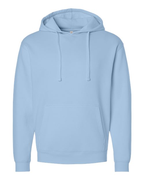 LAT Unisex Elevated Fleece Hoodie Sweatshirt - Light Blue Front