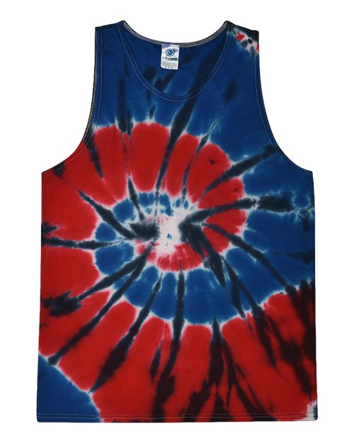 Unisex Tie-Dyed Tank Top - Independence Front