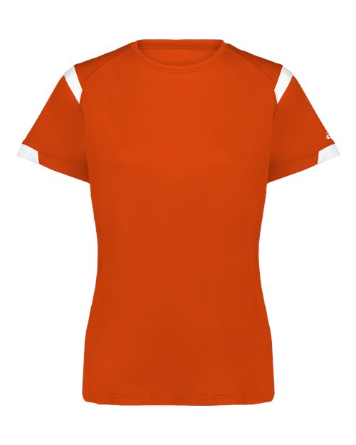 Women's On The Rise T-Shirt - Burnt Orange/ White Front