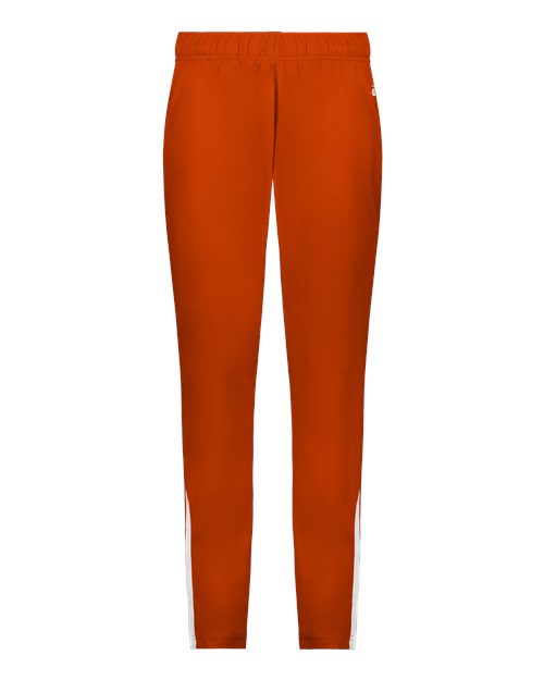Men's On The Rise Outercore Warm-Up Pants - Burnt Orange/ White Front