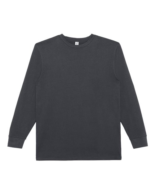 Unisex Heavyweight Long Sleeve T-Shirt - Smoke Front