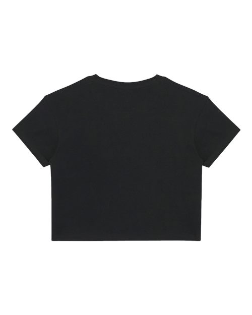 Lane Seven Women's Garment-Dyed Urban Cropped Tee - Back