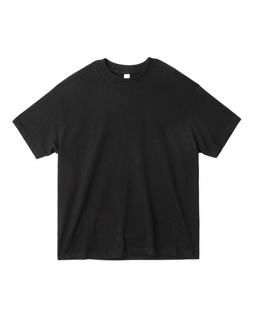 Lane Seven Unisex Heavy Core Tee - Black Front