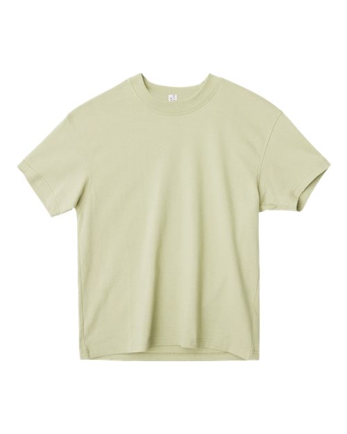 Lane Seven Unisex Heavy Core Tee - Moss Grey Front