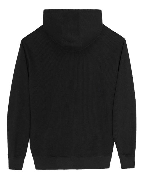 Lane Seven Unisex Thermal Hoodie Sweatshirt - Back