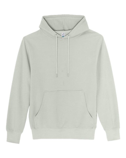 Lane Seven Unisex Thermal Hoodie Sweatshirt - Dove Grey Front