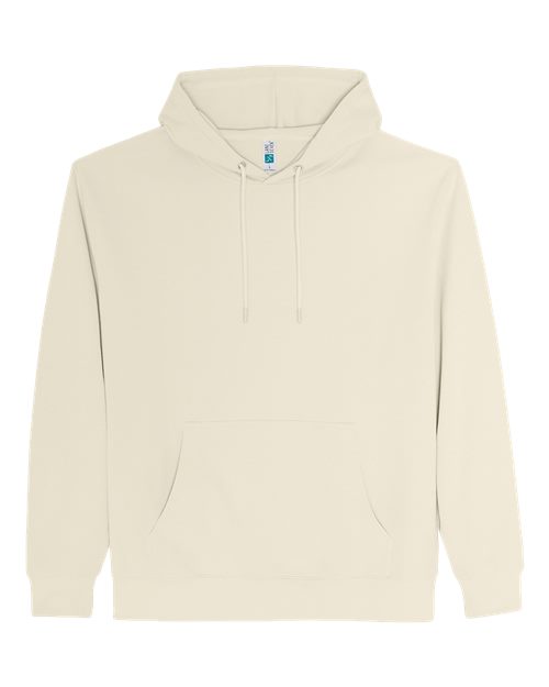 Lane Seven Unisex Thermal Hoodie Sweatshirt - Sandshell Front