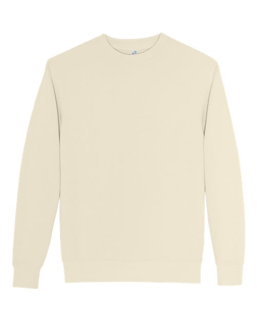 Lane Seven Unisex Thermal Crewneck Sweatshirt - Sandshell Front