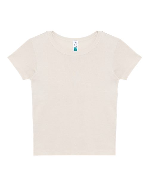 Lane Seven Women's Baby Tee - Bone Front