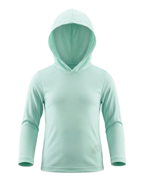 Paragon Toddler Bahama Hooded Long Sleeve T-Shirt - Mint Green Front