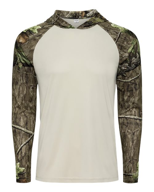 Paragon Men's Biloxi Performance Colorblocked Hooded Long Sleeve T-Shirt - Country Roots Front