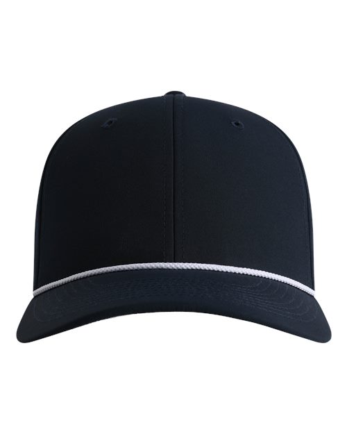 Imperial The Wingman Laser-Perforated Snapback Cap - Navy/ White Front