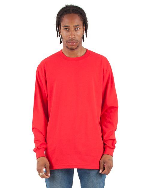 Unisex Max Heavyweight Long Sleeve T-Shirt - Hunter Green Front