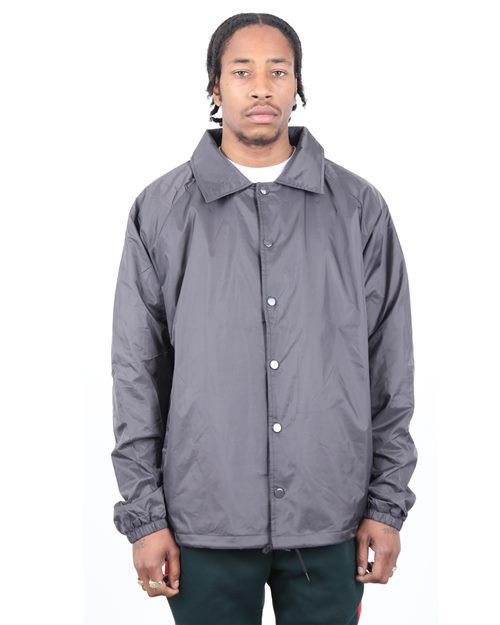 Unisex Coaches Jacket - Royal Front