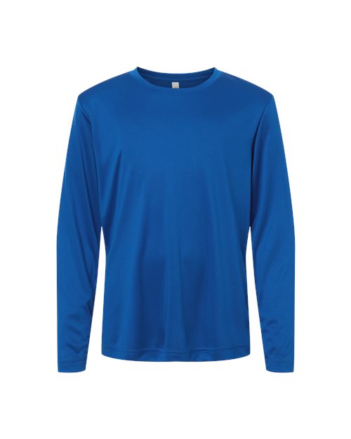 Youth Capital Performance Long Sleeve T-Shirt - Safety Orange Front