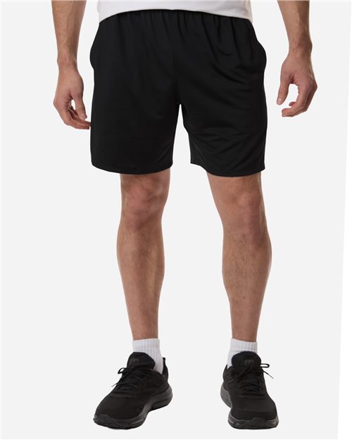 Men’s Tech Vent 7" Shorts - Black/ Pitch Grey Front