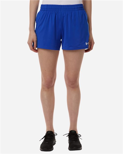 Women's Team Tech 3" Short - Black/ White Front
